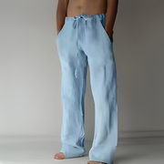 Men’s relaxed-fit trousers with drawstring and side pockets