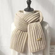 Chunky-knit winter scarf for women and men