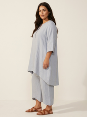Dames 2-Delige Set – Tuniek met Losvallende Broek en Comfortabele Pasvorm - AIDA LENA