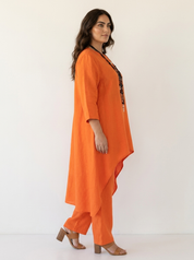 Dames 2-Delige Set – Tuniek met Losvallende Broek en Comfortabele Pasvorm - AIDA LENA