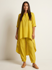 Dames 2-Delige Set – Tuniek met Losvallende Broek en Comfortabele Pasvorm - AIDA LENA