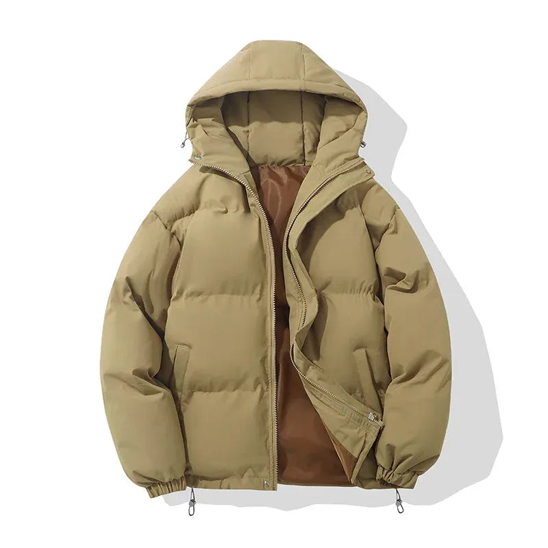 AIDA LENA Women’s jacket Dames Puffer Winterjas – Kort Model met Hoge Kraag en Zakken
