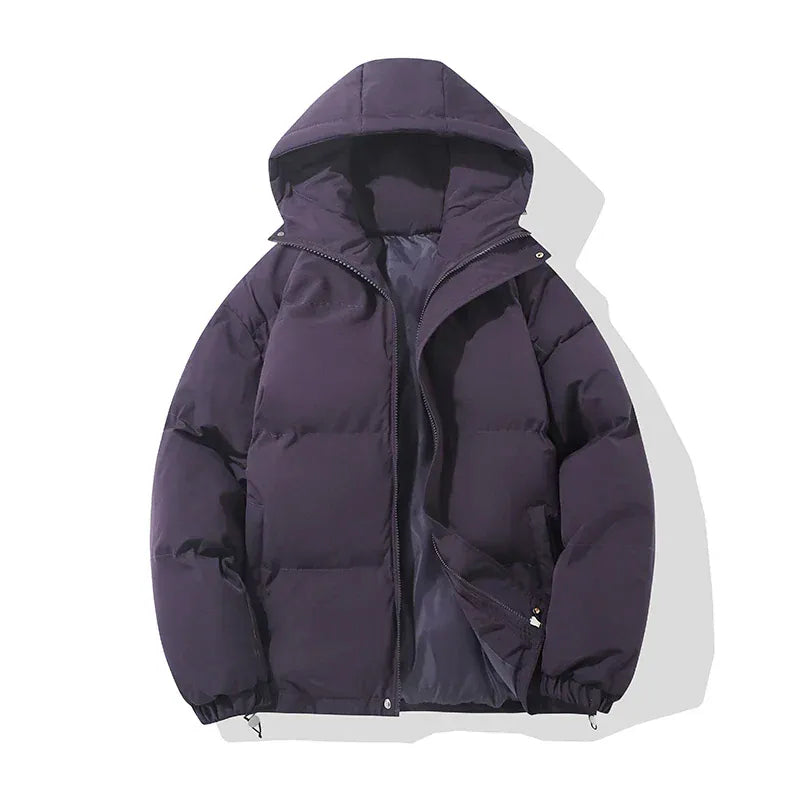AIDA LENA Women’s jacket Dames Puffer Winterjas – Kort Model met Hoge Kraag en Zakken