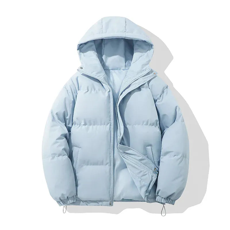 AIDA LENA Women’s jacket Dames Puffer Winterjas – Kort Model met Hoge Kraag en Zakken
