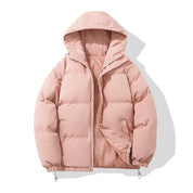 AIDA LENA Women’s jacket Dames Puffer Winterjas – Kort Model met Hoge Kraag en Zakken
