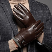 AIDA LENA Casual men’s gloves Heren Casual Handschoenen – Stijlvol Model met Gespdetail