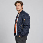 AIDA LENA Men's Jeckets Heren Casual Jas – Bomberjack met Mouwzak en Ritssluiting