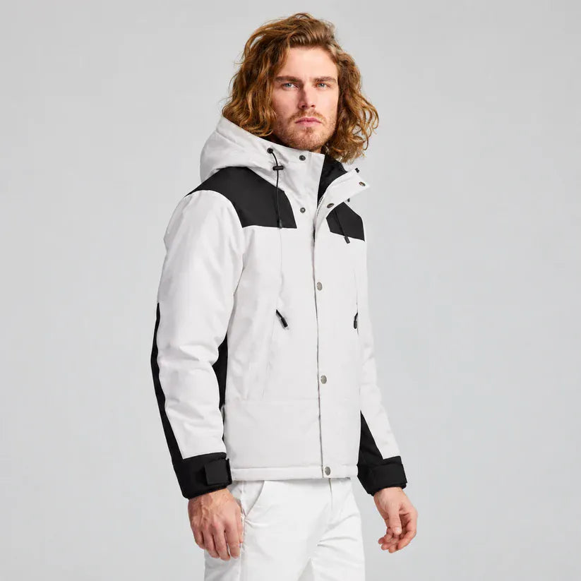 AIDA LENA Women’s jacket Heren Gewatteerde Jas – Sportieve Winterjas met Capuchon