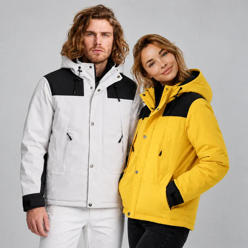 AIDA LENA Women’s jacket Heren Gewatteerde Jas – Sportieve Winterjas met Capuchon