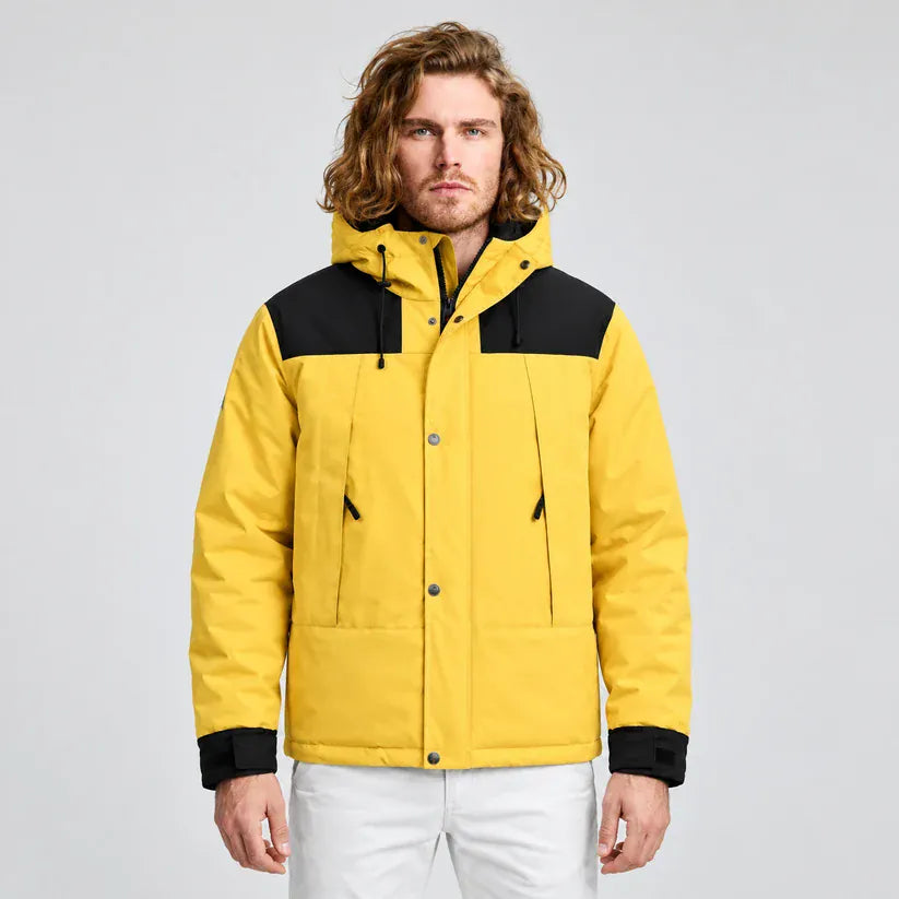 AIDA LENA Women’s jacket Heren Gewatteerde Jas – Sportieve Winterjas met Capuchon