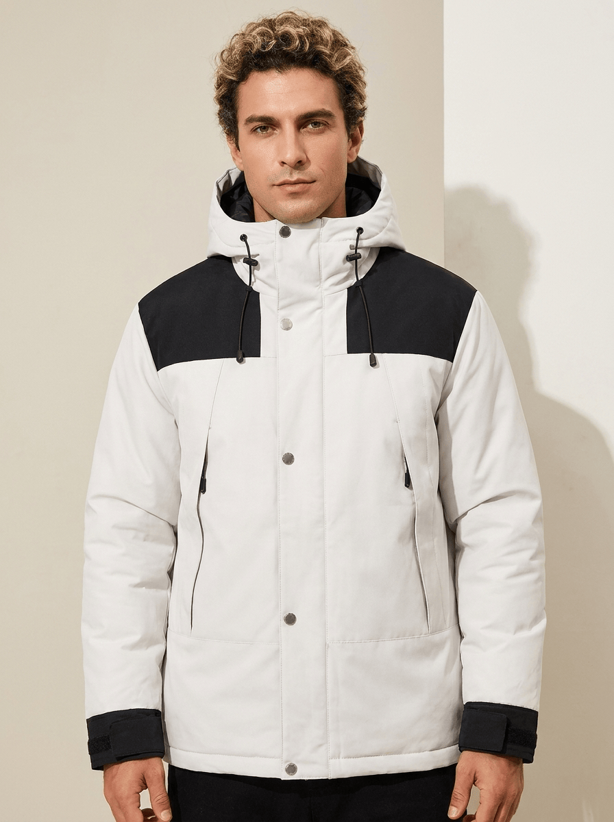 AIDA LENA Women’s jacket Heren Gewatteerde Jas – Sportieve Winterjas met Capuchon