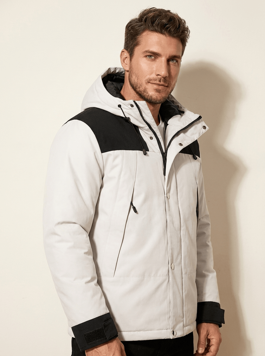 AIDA LENA Women’s jacket Heren Gewatteerde Jas – Sportieve Winterjas met Capuchon