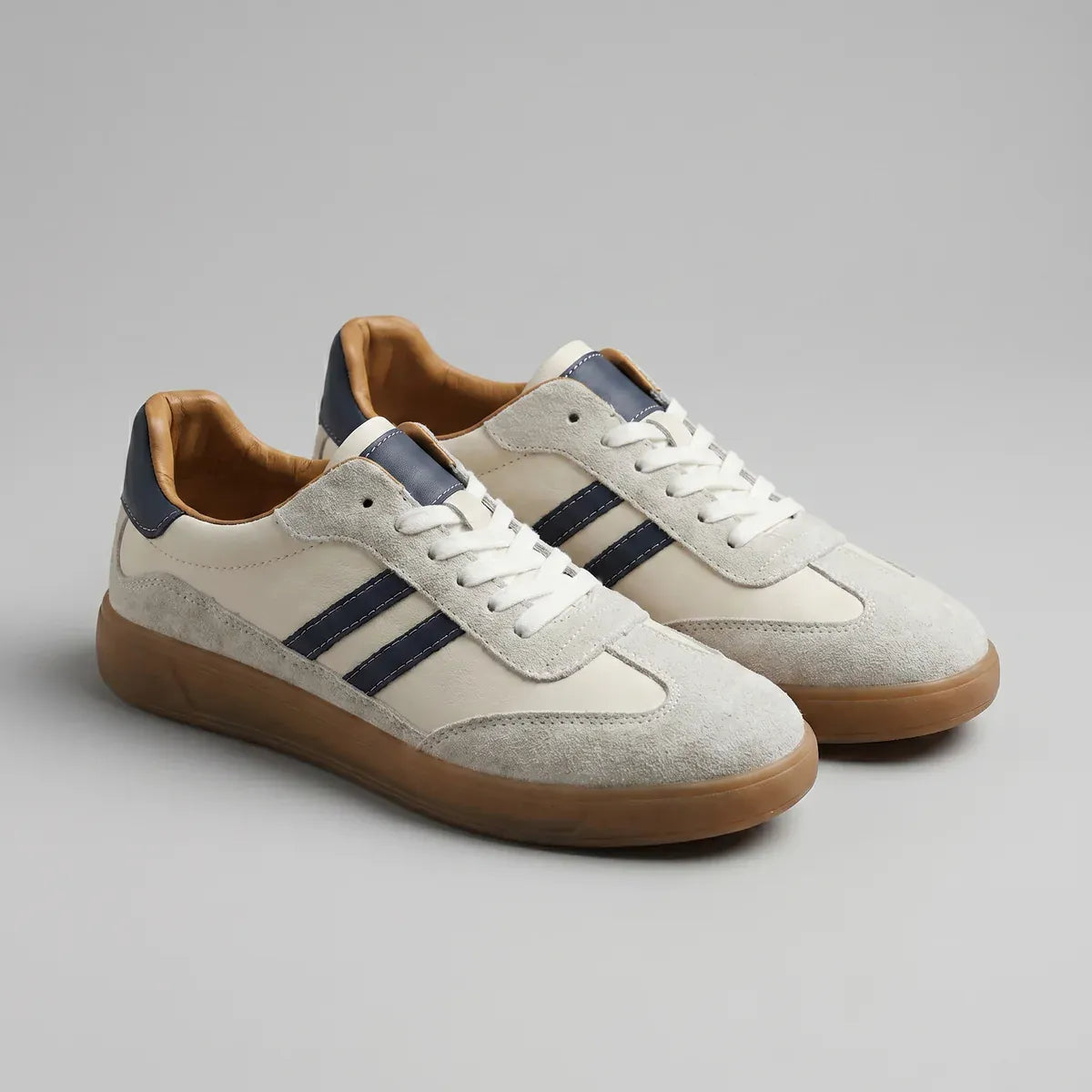 AIDA LENA Men's Sneakers Heren Retro Sneakers – Sportief Model met Klassiek Design