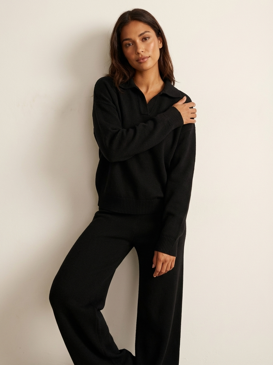 Dames Lounge Set – Comfortabele Top met Bijpassende Broek - AIDA LENA