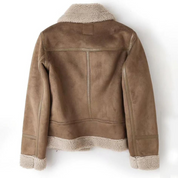 Dames bikerjack met teddyvoering en schuine rits - Jassen en jacks - Coats & Jackets - Aida lena