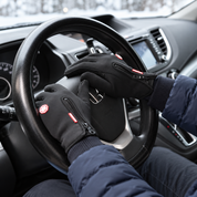 Insulated winter cycling gloves with touchscreen functionality