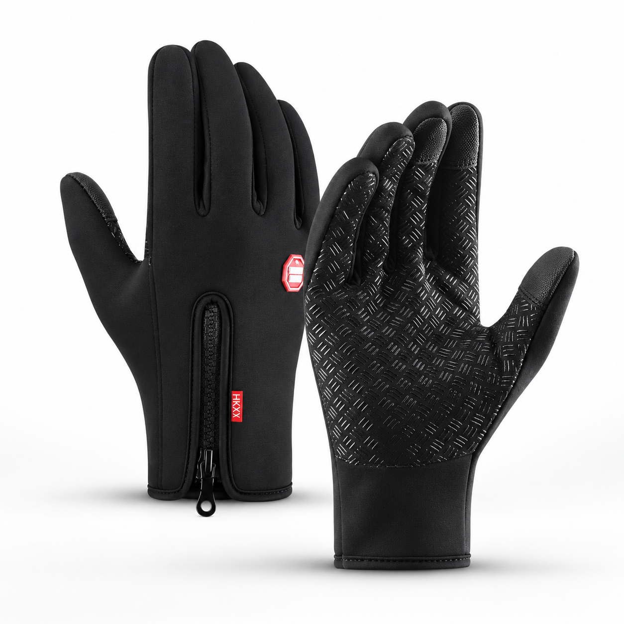 Insulated winter cycling gloves with touchscreen functionality