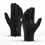 Lined winter cycling gloves with touchscreen functionality