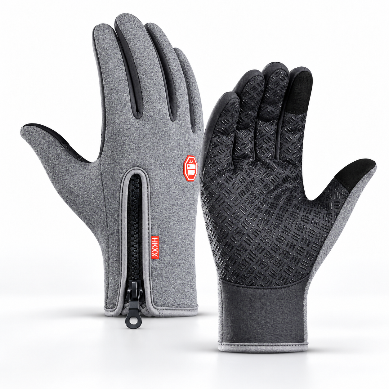 Insulated winter cycling gloves with touchscreen functionality