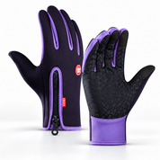 Insulated winter cycling gloves with touchscreen functionality