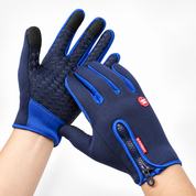 Insulated winter cycling gloves with touchscreen functionality
