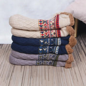 Warm non-slip house socks for women and men