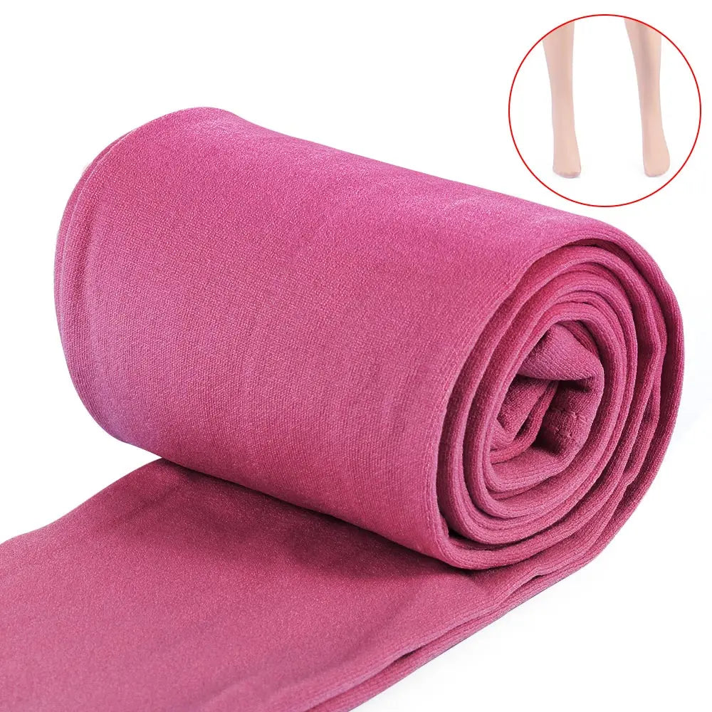 Women's lined thermal leggings with stretch