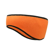 A unisex fleece ear-warmer headband with windproof protection