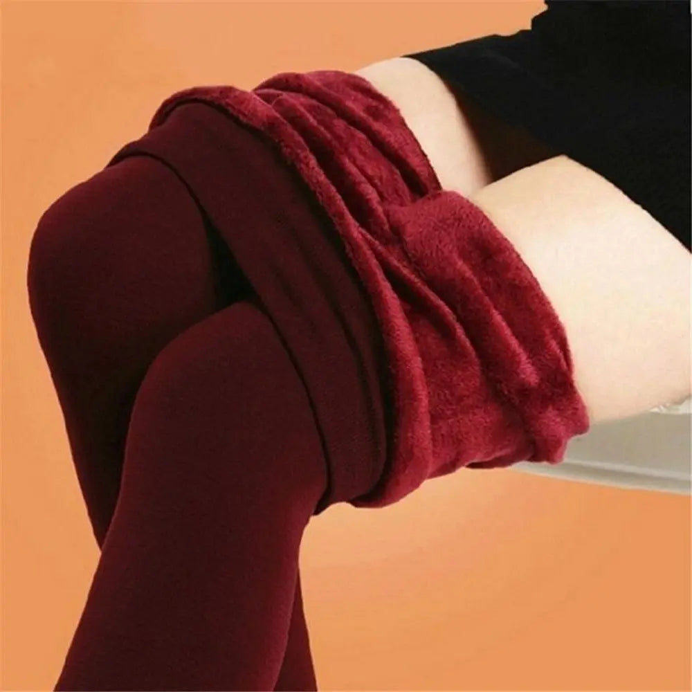 Women's lined thermal leggings with stretch