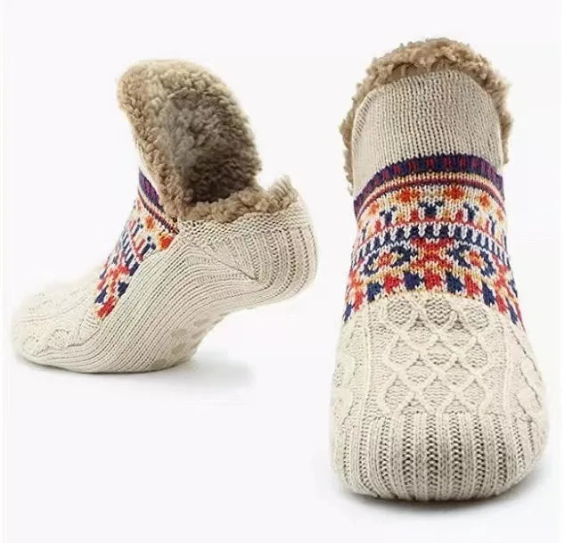 Warm non-slip house socks for women and men