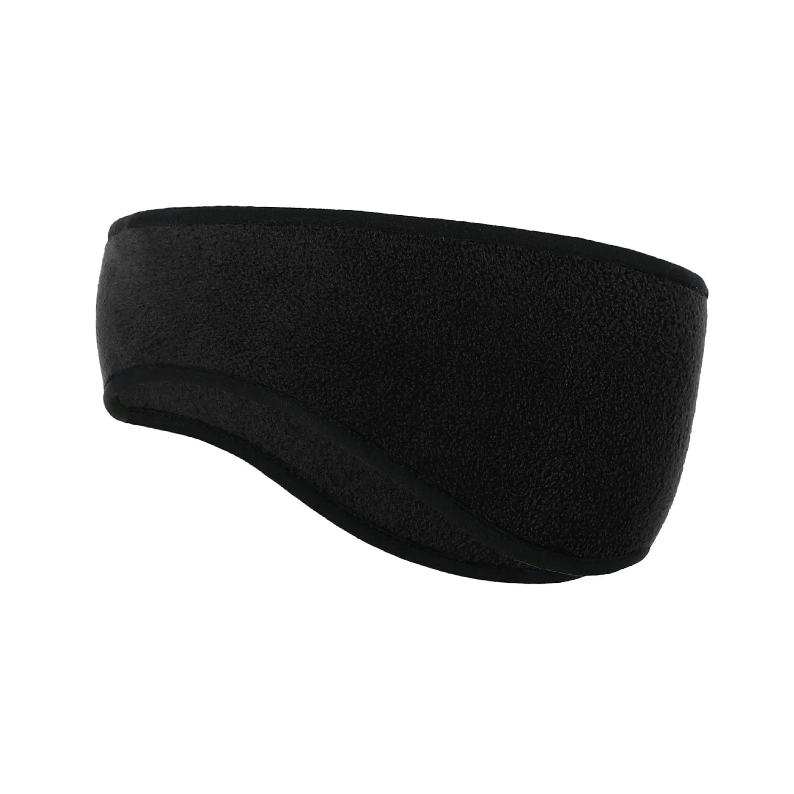 A unisex fleece ear-warmer headband with windproof protection