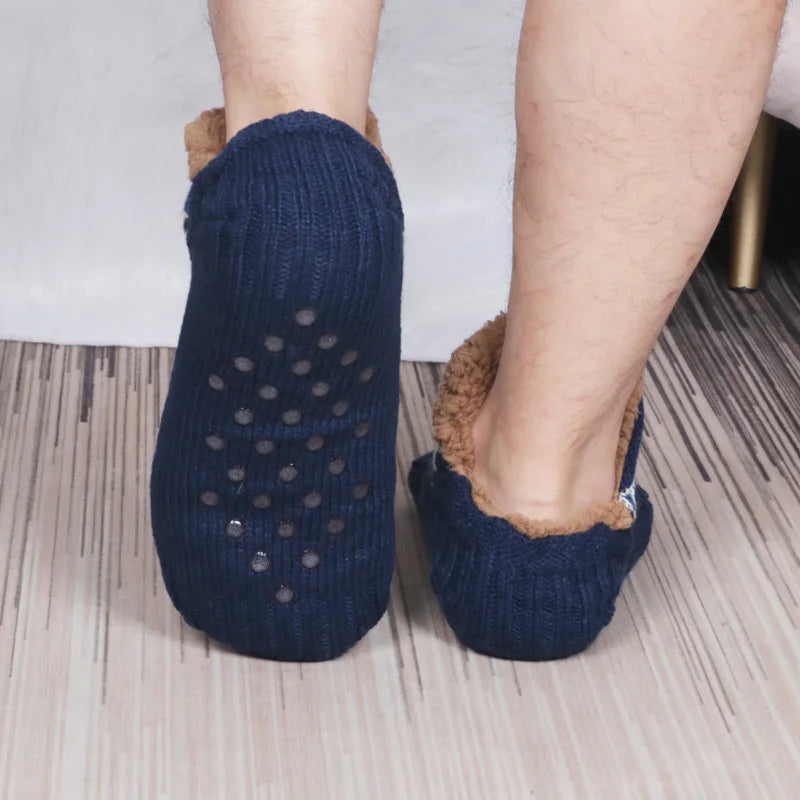 Warm non-slip house socks for women and men