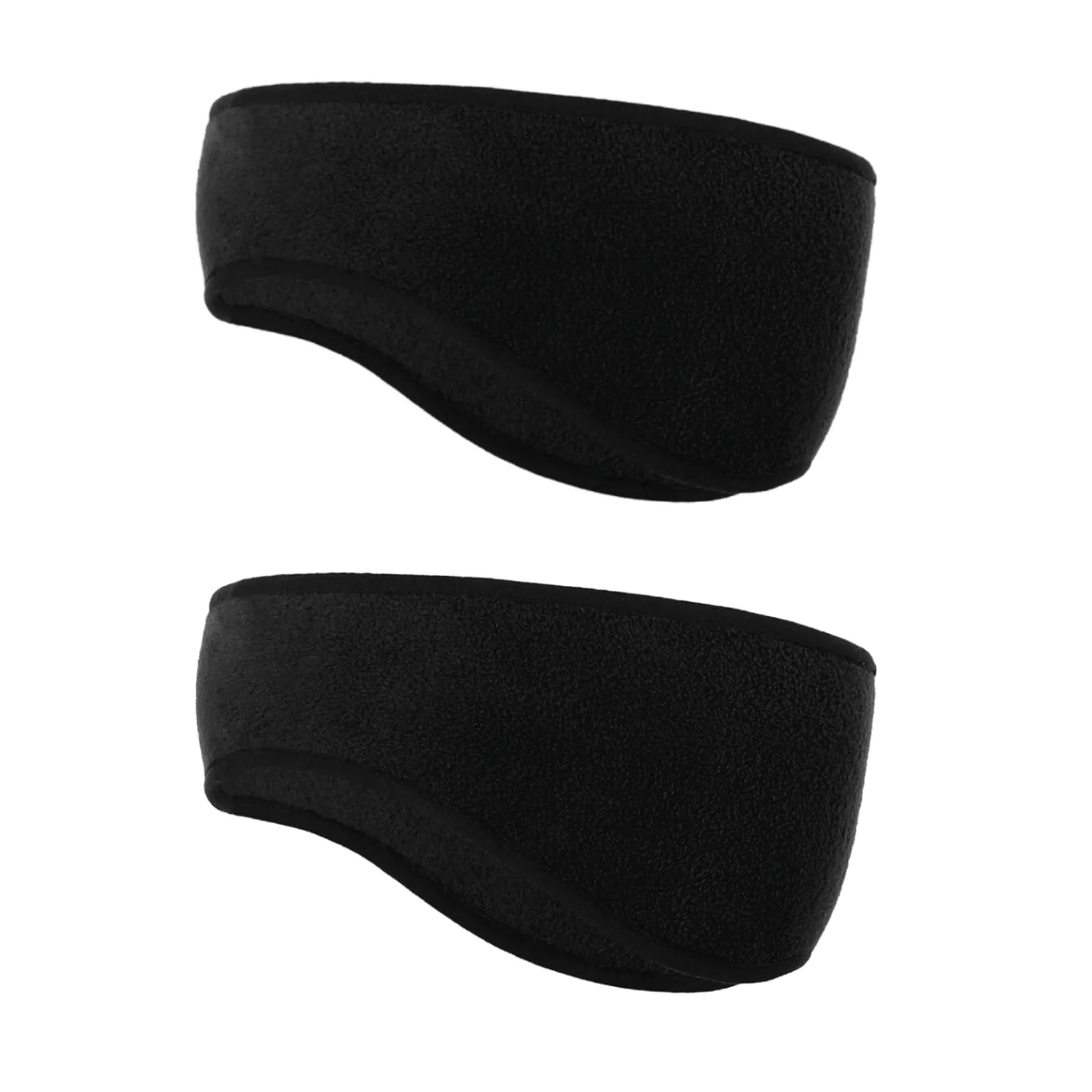 A unisex fleece ear-warmer headband with windproof protection