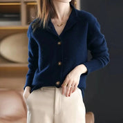 Dames Gebreide Cardigan – Verfijnd Model met Elegante Pasvorm - AIDA LENA