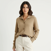 Dames Gebreide Cardigan – Verfijnd Model met Elegante Pasvorm - AIDA LENA