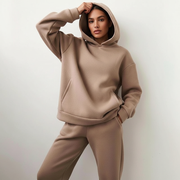 Women's Oversized Hoodie and Trousers Loungewear Set