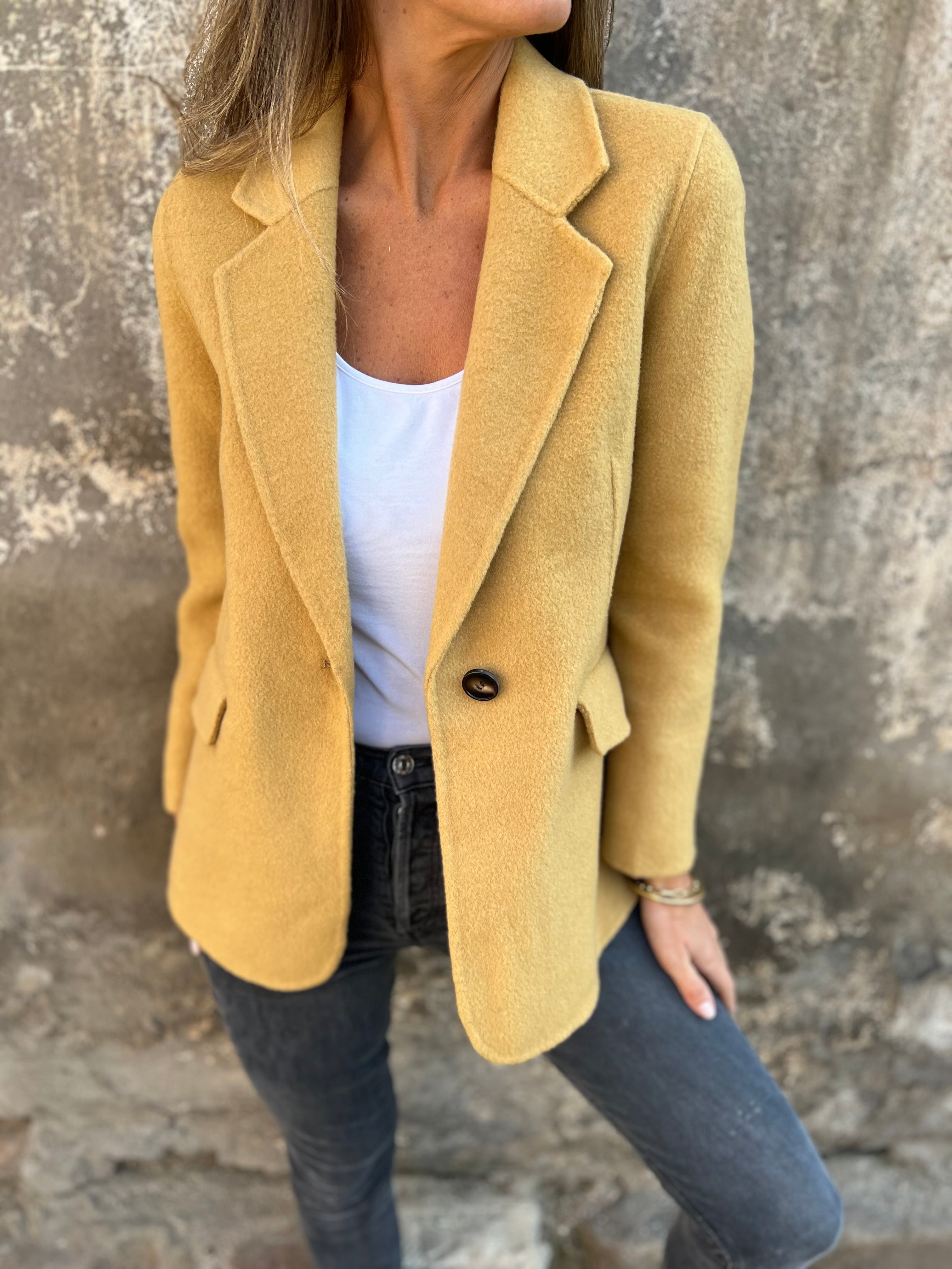 Blazer dames lichtgewicht met strakke snit
