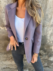Blazer dames lichtgewicht met strakke snit