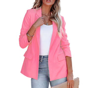 Women's slim-fit blazer with a tailored cut and lapels