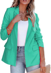 Women's slim-fit blazer with a tailored cut and lapels