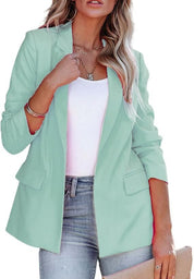 Women's slim-fit blazer with a tailored cut and lapels