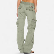 Cargobroek dames relaxed fit met cargozakken