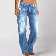 Heupjeans dames met aansluitende pasvorm