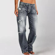 Heupjeans dames met aansluitende pasvorm