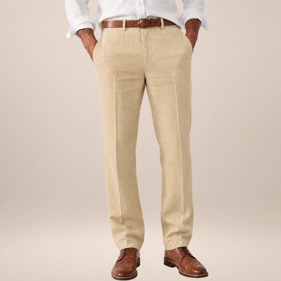 Pantalon heren smart casual slim fit