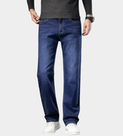 Straight fit jeans heren met soepele pasvorm