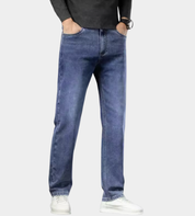 Straight fit jeans heren met soepele pasvorm