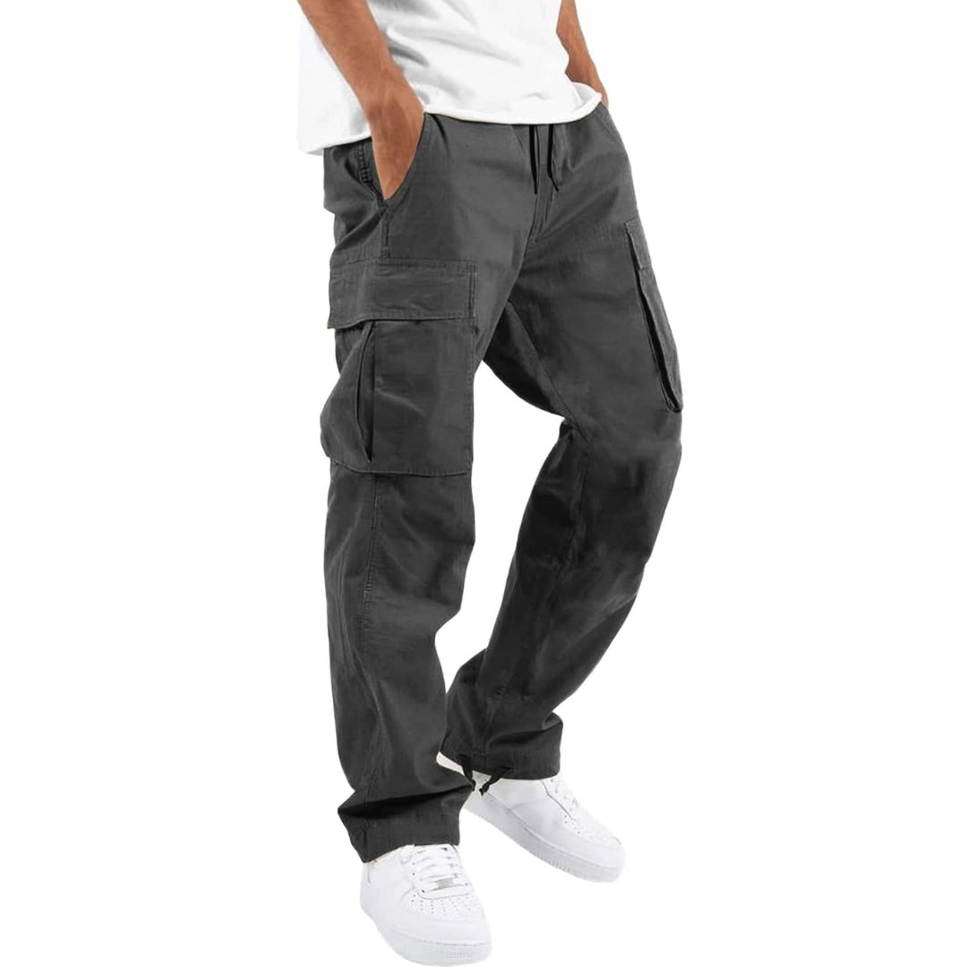Cargobroek heren relaxed fit met verstelbare taille