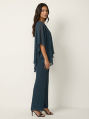 Dames Chiffon Set – Elegante 2-Delige Pasvorm met Luchtige Uitstraling - AIDA LENA