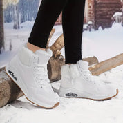 Women's high-top trainers with air sole and wide toe box